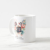 Mug French Bulldog Flowee Café et Frenchie Kisses (Devant gauche)