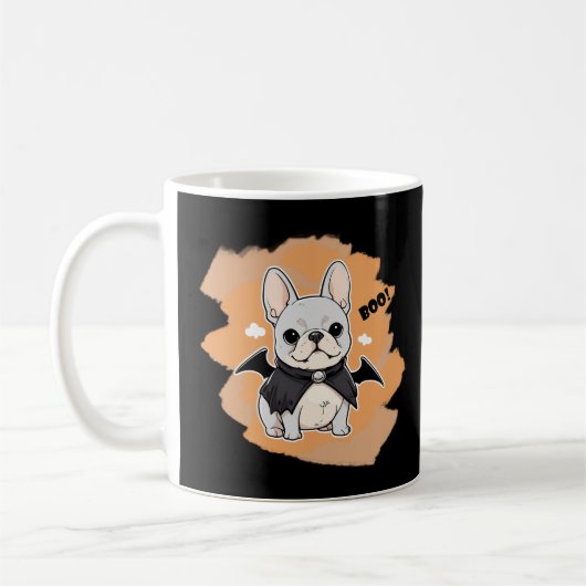 Mug French Bulldog halloween boo ! (Gauche)