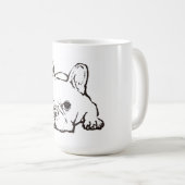 Mug French Bulldog Handwritten Illustration  CoffeeMug (Devant droit)
