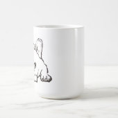 Mug French Bulldog Handwritten Illustration CoffeeMug (Centre)