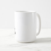 Mug French Bulldog Handwritten Illustration  CoffeeMug (Devant droit)