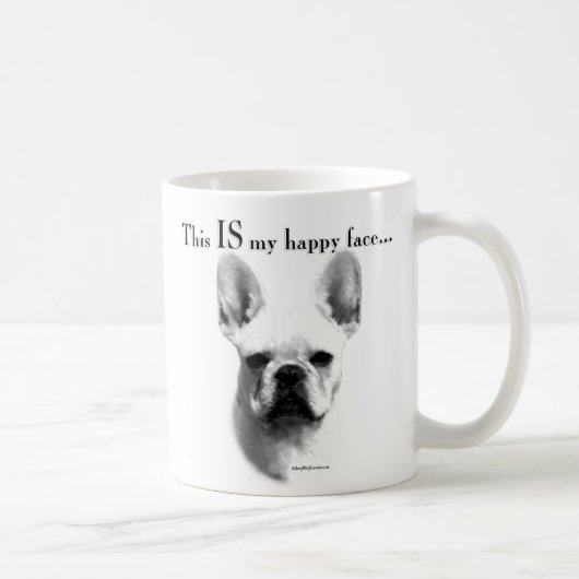 Mug French Bulldog Happy Face (Droite)
