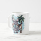 Mug French Bulldog In Hawaiian Top (Devant gauche)