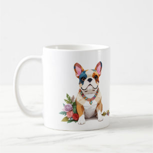 Mug French Bulldog Jouer Adorable Fun Joyful Animal