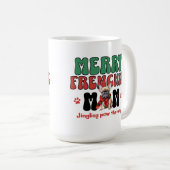 Mug French Bulldog Noël à maman (Devant droit)