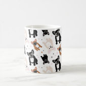 Mug French Bulldog Pups et Pois français (Centre)