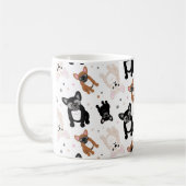 Mug French Bulldog Pups et Pois français (Gauche)