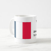 Mug French Flag & National Anthem Title & Some Lyrics (Devant gauche)