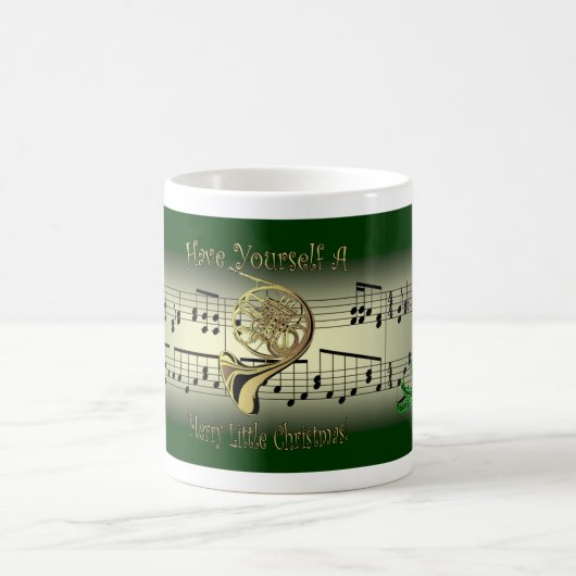 Mug French Horn~Ayez-Vous Un Joyeux Petit Noël (Centre)