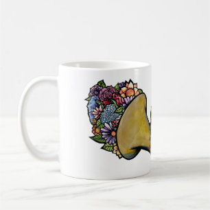 Mug French Horn Band Musique Floral Art