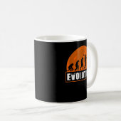 Mug French Horn Player, Funny French Horn Evolution4 (Devant droit)