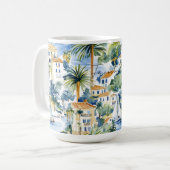 Mug French Riviera Tropical Palm Trees (Devant gauche)