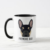 Mug Frenchie Dad Black et Tan French Bulldog (Gauche)