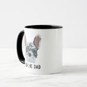 Mug Frenchie Dad Blue Merle French Bulldog (Devant gauche)