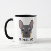 Mug Frenchie Dad Lilac et Tan French Bulldog (Gauche)