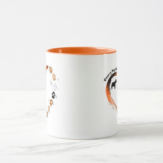 Mug Frenchie Every Dog Matters Golden Heart Pet pour a (Centre)