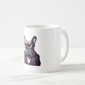 Mug Frenchie l'homme de la fête (Devant droit)