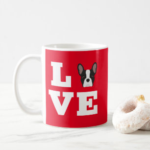 Mug Frenchie Love   Belle Chien à tête française