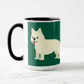 Mug Frenchie Lover Green (Gauche)
