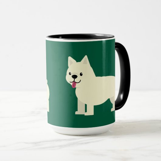 Mug Frenchie Lover Green (Devant droit)