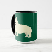 Mug Frenchie Lover Green (Devant gauche)