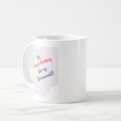 Mug Frenchie Mate Mes devoirs (Devant gauche)