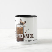 Mug Frenchie Mom 99 Percent Caffeinated Funny Coffee D (Centre)