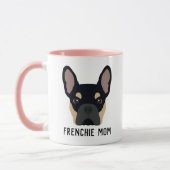 Mug Frenchie Mom Black et Tan French Bulldog (Gauche)