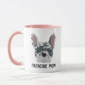 Mug Frenchie Mom Blue Merle French Bulldog (Gauche)