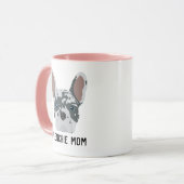 Mug Frenchie Mom Blue Merle French Bulldog (Devant gauche)