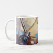 Mug Frenchie sur un yacht (Gauche)