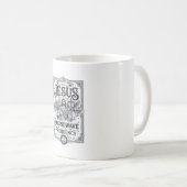 Mug Fréquence d'onde sonore de Jésus Fréquence d'onde (Devant droit)