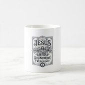 Mug Fréquence d'onde sonore de Jésus Fréquence d'onde (Centre)