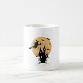 Mug Frequent Flyer Witch Halloween T-Shirt Perfect (Centre)