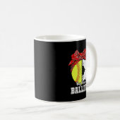 Mug Fréquente Élévation Baller Softball Soccer Maman M (Devant droit)