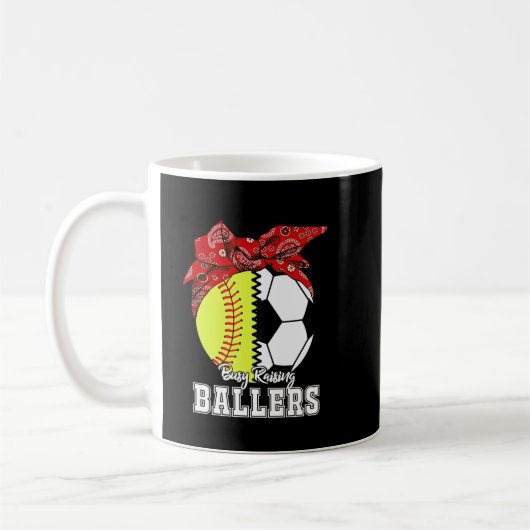 Mug Fréquente Élévation Baller Softball Soccer Maman M (Gauche)