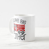 Mug Frère de camion de pompiers rouge (Devant gauche)