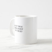 Mug Frère de grue de mille de Dost même (Devant gauche)