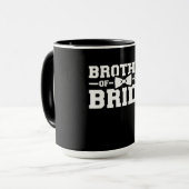 Mug Frère De La Mariée Don Pour Frère (Devant gauche)