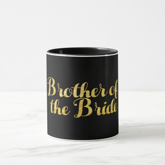 Mug Frère de l'or de jeune mariée (Centre)