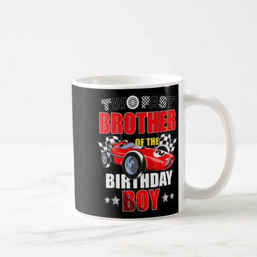 Mug Frère des deux rapides garçon de 2 ans de course c (Droite)