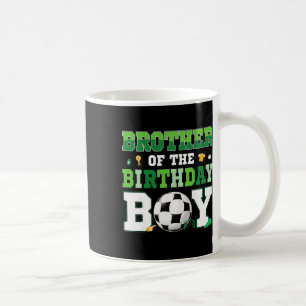 Mug Frère du garçon de la fête d'anniversaire de footb