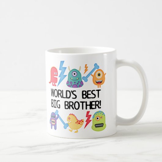 Mug Frère du monde de monstres le meilleur (Droite)