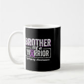Mug Frère D'Un Guerrier Épilepsie Frère Ribbo Violet (Gauche)