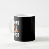 Mug Frère D'Une Leucémie Guerrière Sensibilisation (Devant gauche)
