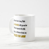 Mug  Frère en droit Distances sociales  (Devant gauche)