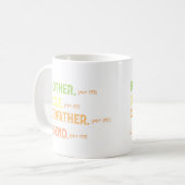 Mug Frère Oncle Parrain Légende Depuis Année (Devant gauche)