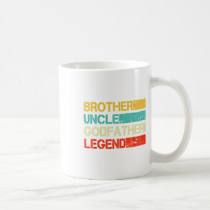 Mug Frère Oncle Parrain Légende Meilleur Amusant Oncle