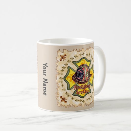 Mug Frère pompier (Devant droit)