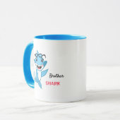 Mug Frère Requin Famille Requin Heureuse (Devant gauche)